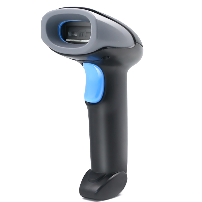 Youku 2D scanner, Bluetooth laser, wireless barcode, supermarket cashier, express delivery, logistics, handheld wired scanner Item Picture
