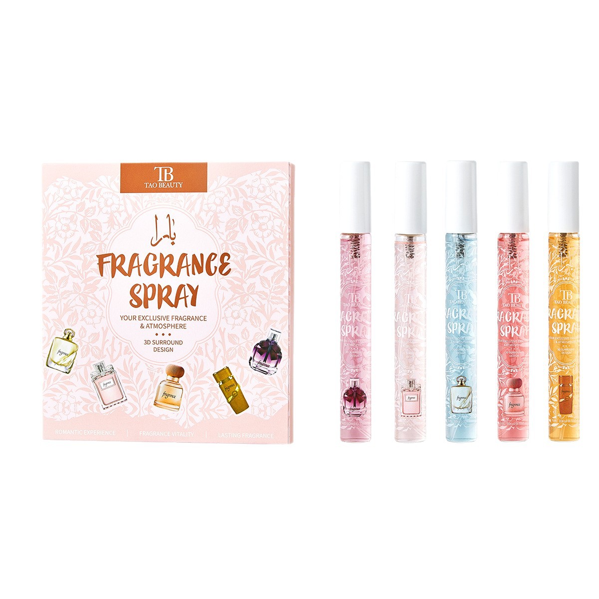 【 Cross-border Exclusive 】Tao Beauty Perfume Set Box Fragrance Spray 10ml Long-lasting Fragrance Water Wholesale Item Picture
