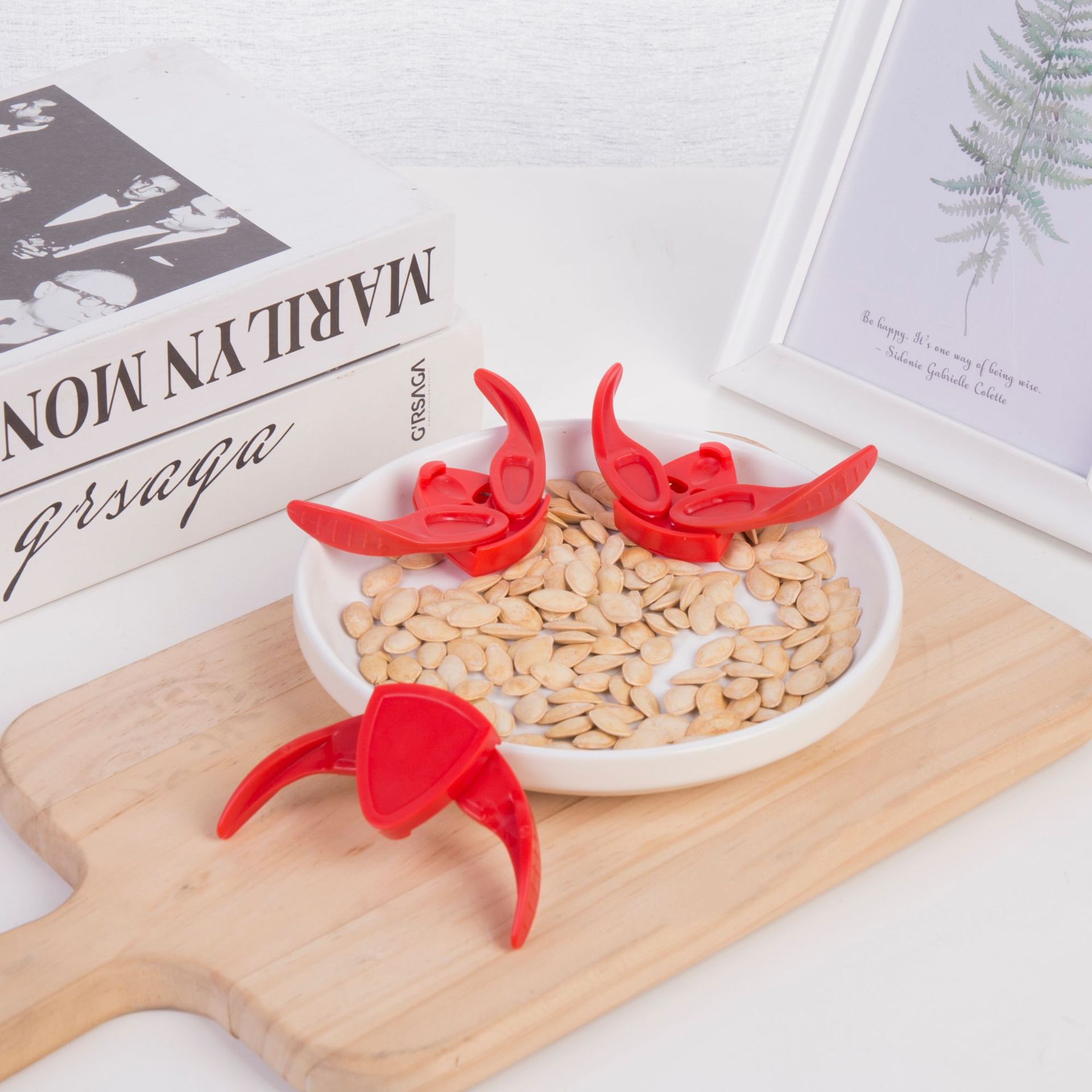 懒人嗑瓜子西瓜子开壳器瓜子钳剥壳器坚果夹瓜子夹便携剥壳神器                               