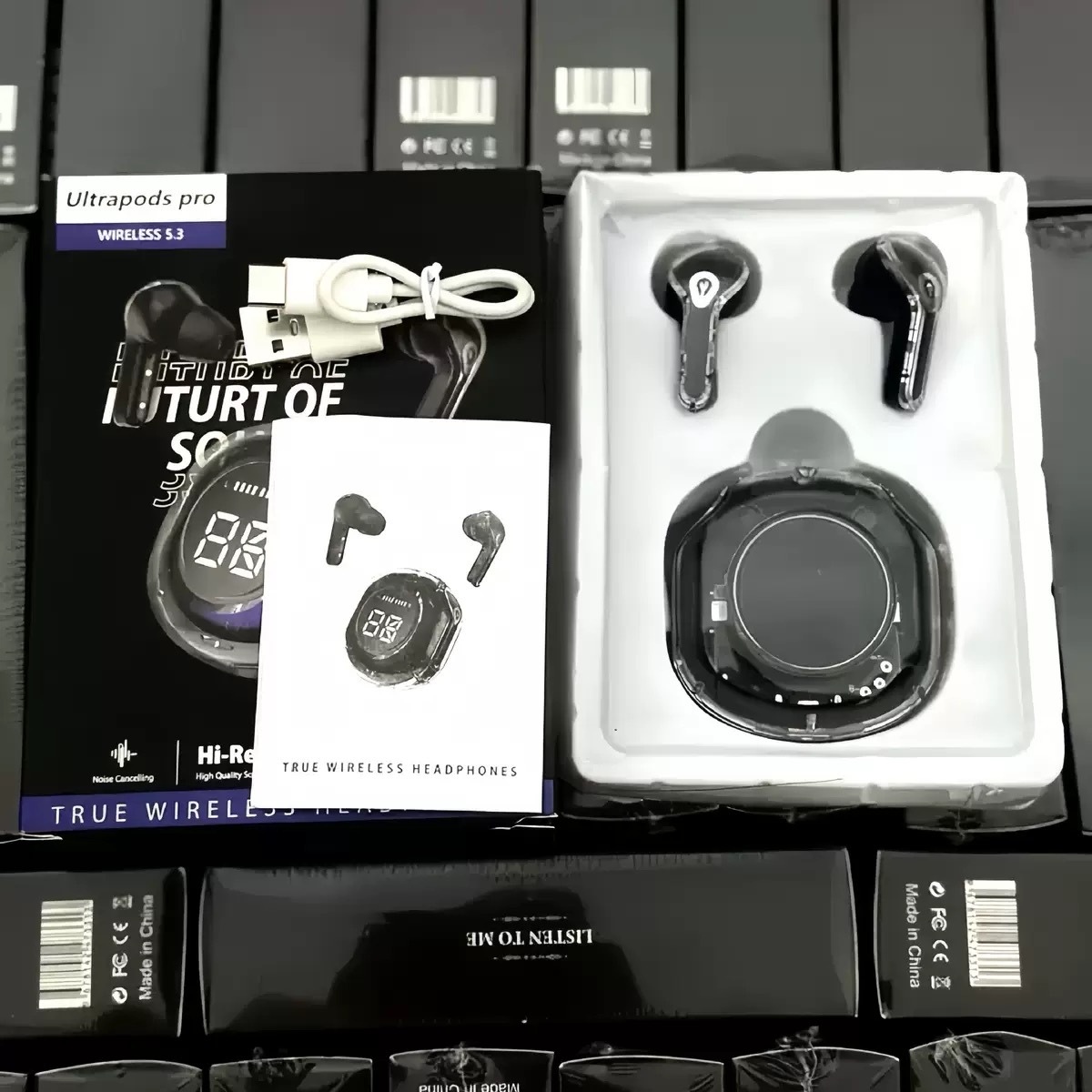 Transfronteriza venta caliente Air39 transparente HK6 pantalla digital inalámbrico bluetooth auriculares TWS en el oído fábrica al por mayor Application Scenario