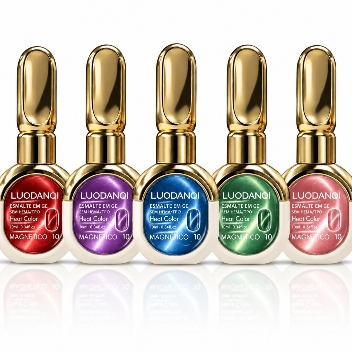 10-color cat's eye glue set, Sparkling and Flowing Light Nail Polish Glue Gift box, long-lasting Whitening Light Therapy glue source manufacturer