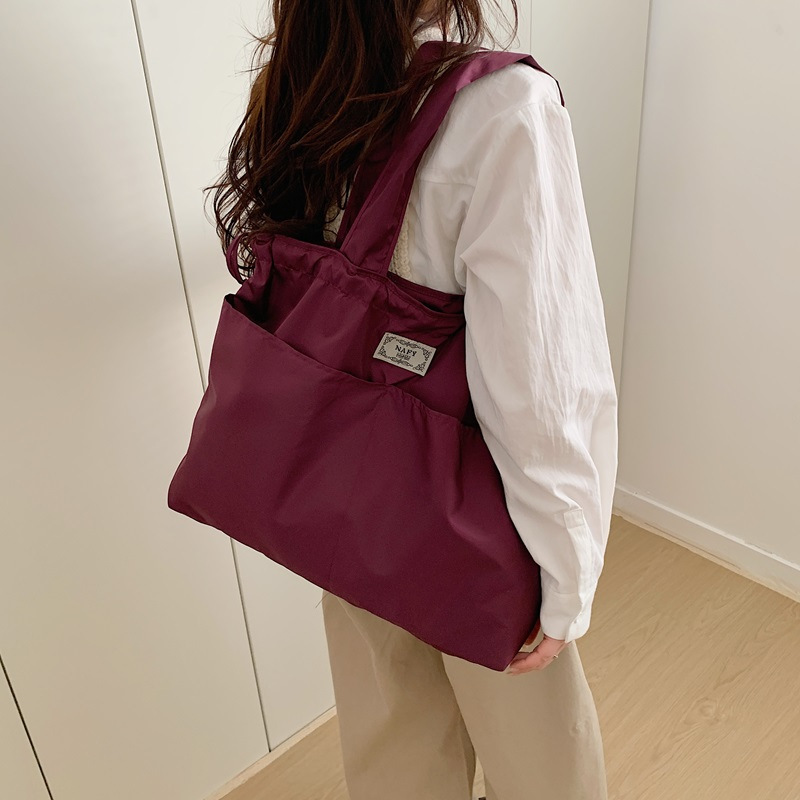 2026新款包包女包大容量托特包单肩包可折叠手提袋买菜包简约时尚