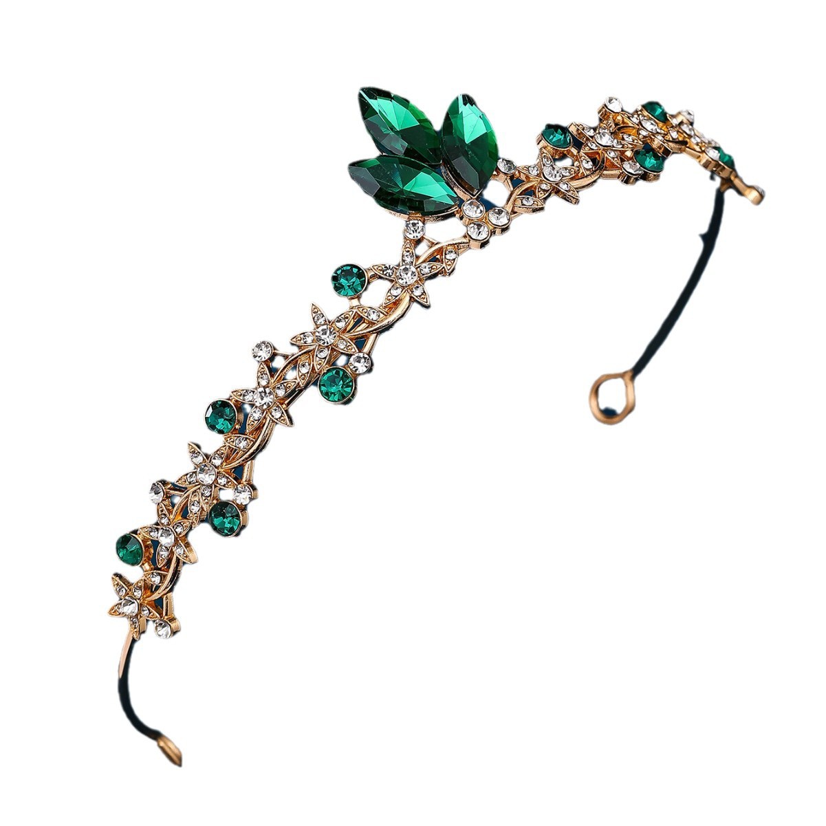 新娘皇冠发饰巴洛克发箍头饰生日王冠派对工厂直销白底实物图