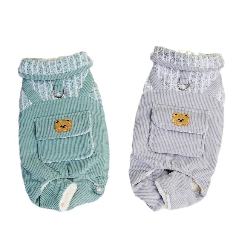 New autumn and winter dog sleeping jackets, four-legged cotton clothes, teddy bichon, small dog and cat pet clothes in stock from the manufacturer Item Picture