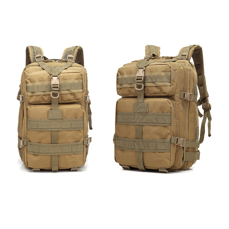 Yitu New Men's Outdoor Hiking Backpack, large-capacity off-road camping army camouflage sports tactical backpack Item Picture