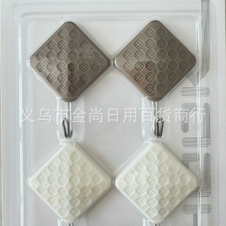 Modern and simple round, oval, heart-shaped, square coat hooks, hat hooks, bathroom traceless hooks, wall hooks Application Scenario