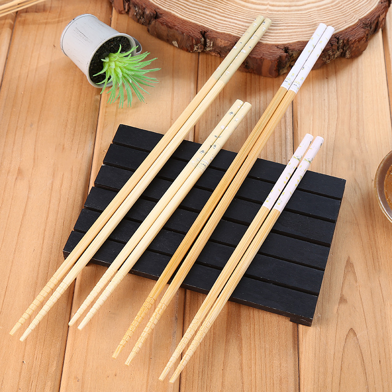 5双装日式楠竹筷家用筷子成人儿童一人一筷家庭装竹筷厂家批发细节图