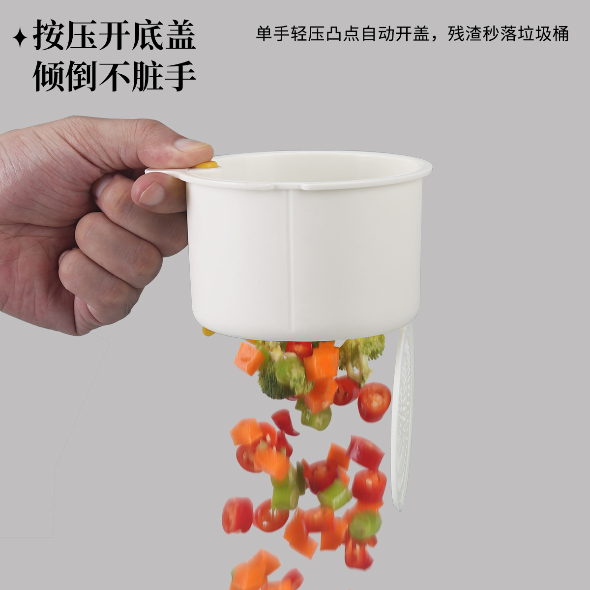 Household cleaning sink, wall-mounted sink, draining basket, kitchen food residue filter, sink storage rack Application Scenario