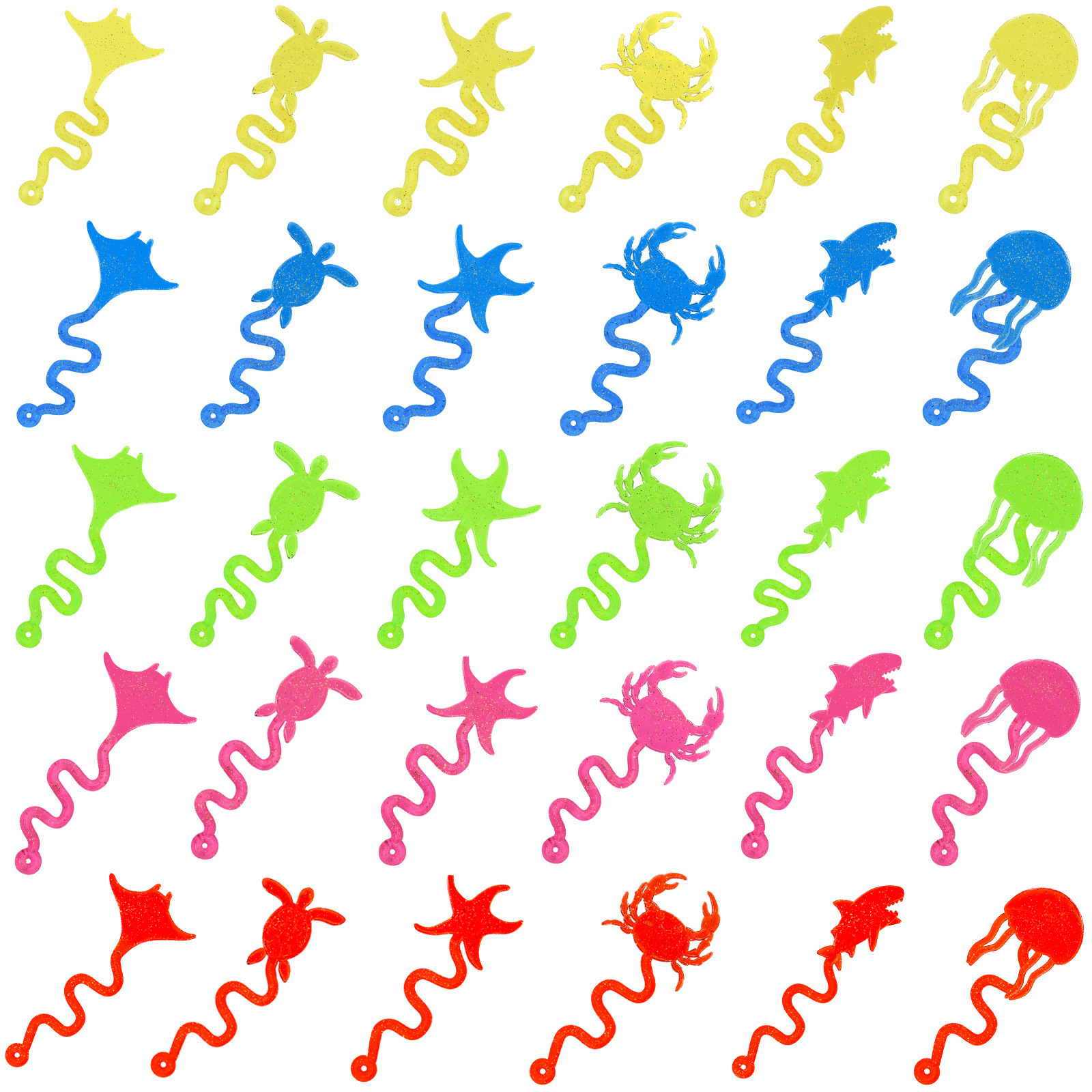 Cross-border sticky Marine animal, sticky hand prank toy, wall climbing elastic stretching release, TPR stress relief, sticky fun Item Picture