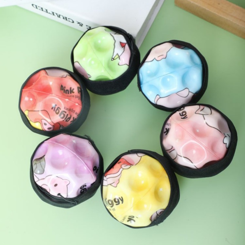 Wrist elastic ball wristband Moon stone stress-relieving rebound rope children's high-elasticity swing ball educational and eye-protecting toy