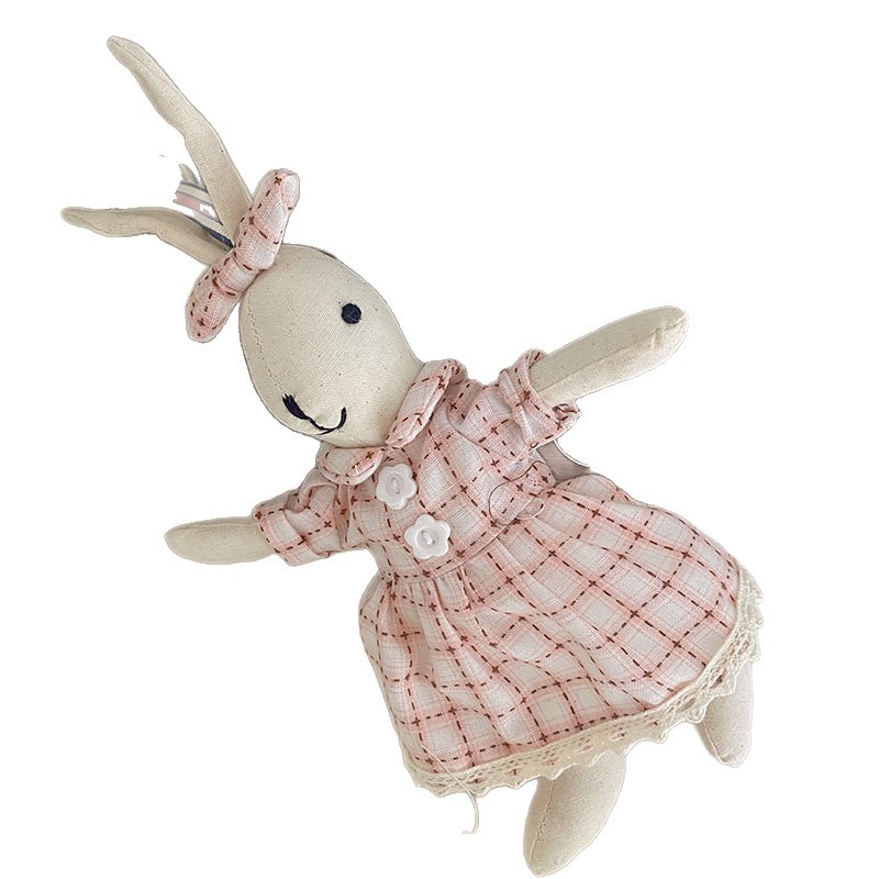 兔子挂件/毛绒玩具/鬼灭之刃/钩织/蒙奇奇白底实物图