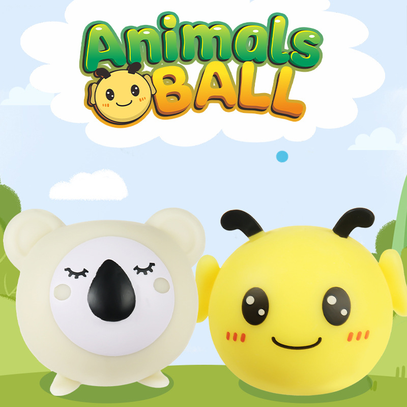 Cute animal pinching fun toys, pinching balls, stress-relieving and venting, small gifts for students, rewards and small gifts wholesale Specification image