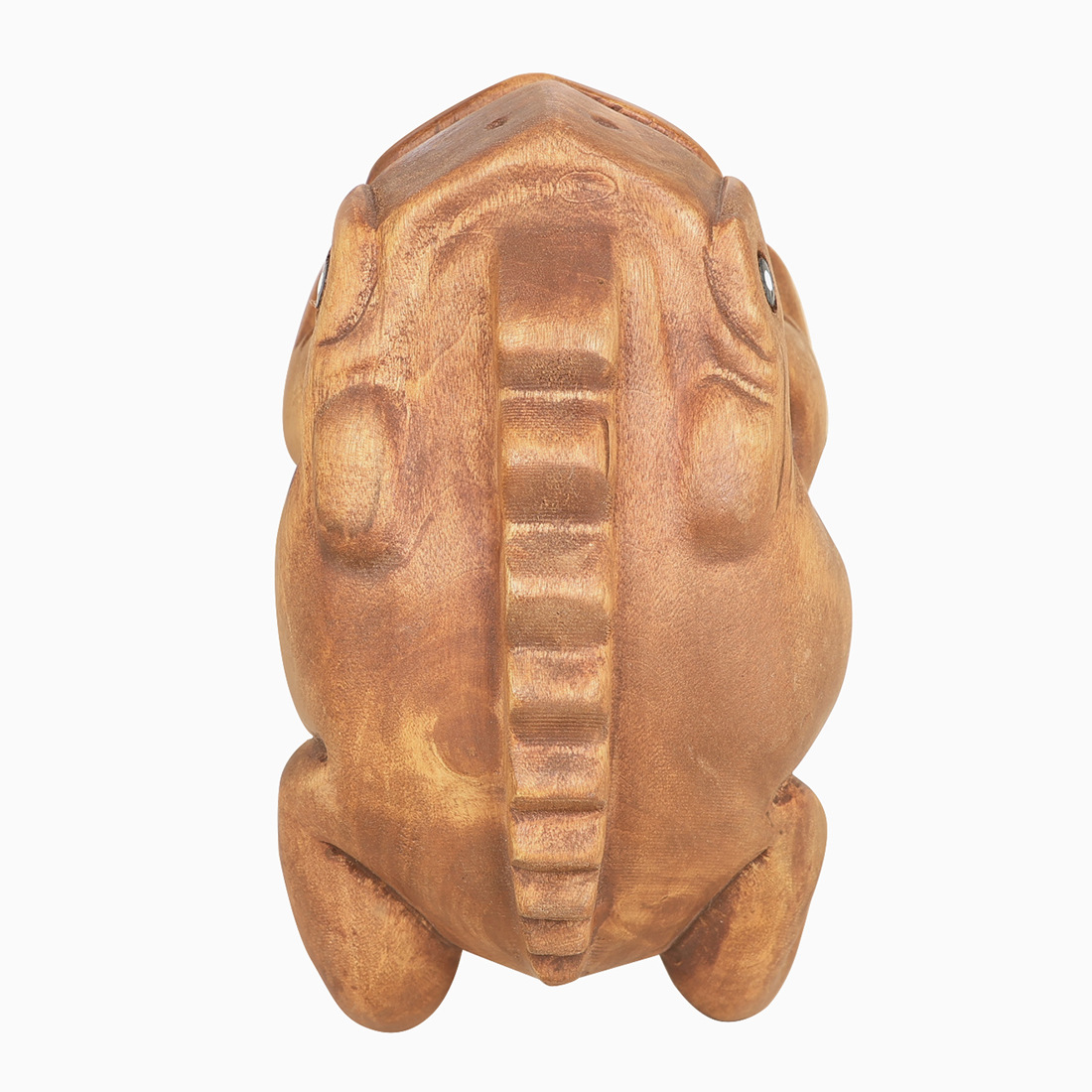 Cross-border wooden wealth-attracting frog, solid wood carving, sound-making wooden fish and toad figurine, toad and frog croaker, wooden frog craftsmanship Application Scenario