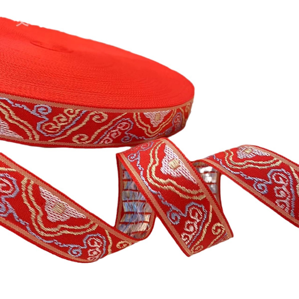 Wholesale of 1.5- 2.2cm bright red festive ethnic-style hair accessories, headwear, Chinese-style wedding dresses, performance costumes and accessories Item Picture