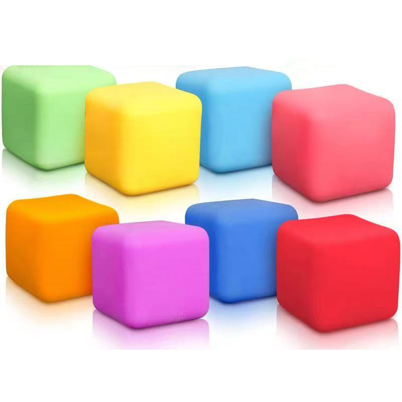 Wholesale of best-selling creative TPR educational wet soft block Tofu Kneading Fun Glow-in-the-dark ice Cube Kneading Fun stress-relieving toys Specification image