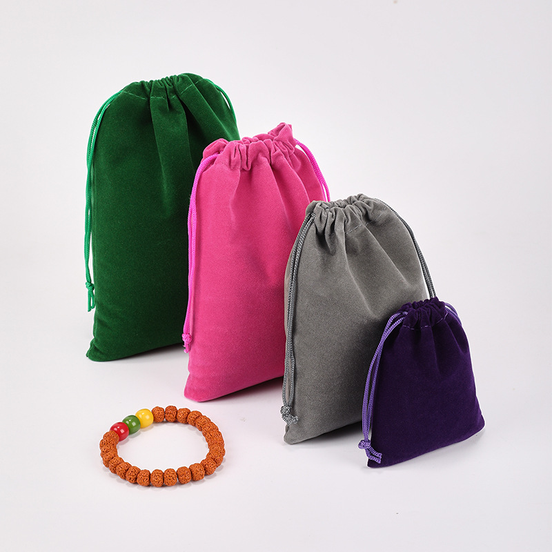 饰品袋/新年福袋绒布/通勤托特包/抱抱桶/棉布束口袋产品图