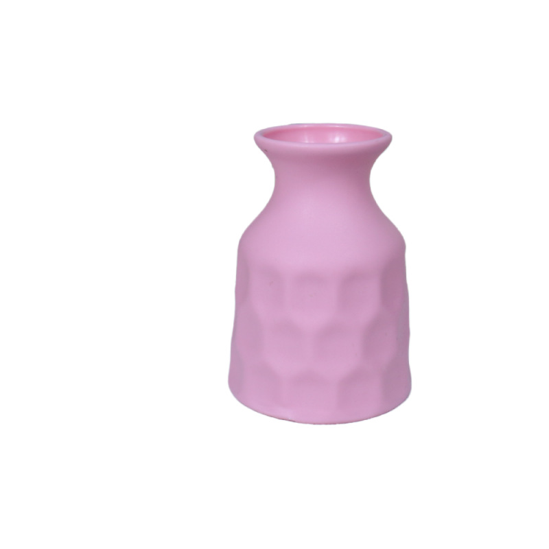 Vases, twist rods, handcrafted wool flower POTS, pet gardening decorations, office desks, night market ornaments, plastic vases Item Picture