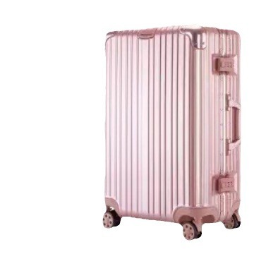 行李箱大容量铝框拉杆箱男女学生万向轮结实耐用旅行箱密码箱1白底实物图