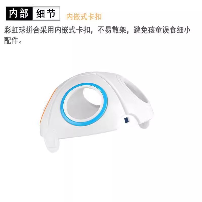 Magic Rainbow Ball Rubik's Cube Toy 5 Early Education and Intelligence Children 4 Stress-relieving Creative Alien 2 and 3 Stages 2-3 Little Boys Application Scenario