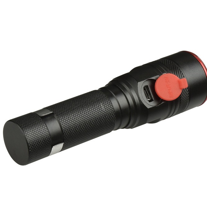 مصباح يدوي يعمل بالأشعة السينية XML T6 يمكن شحنه بمشاعل يدوي مزود بأقلام لإضاءة Specification image