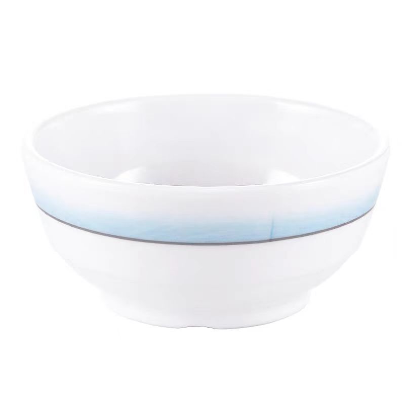 Melamine small bowls, rice bowls, soup bowls, imitation porcelain, hotel restaurants, hot pot restaurants, plastic bowls, plates, cups, spoons, seasoning bowls, commercial use Application Scenario