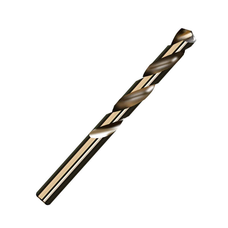 Customized high-speed steel cobalt-containing twist drills, hand drills, drilling tools, stainless steel straight shank twist drills Item Picture