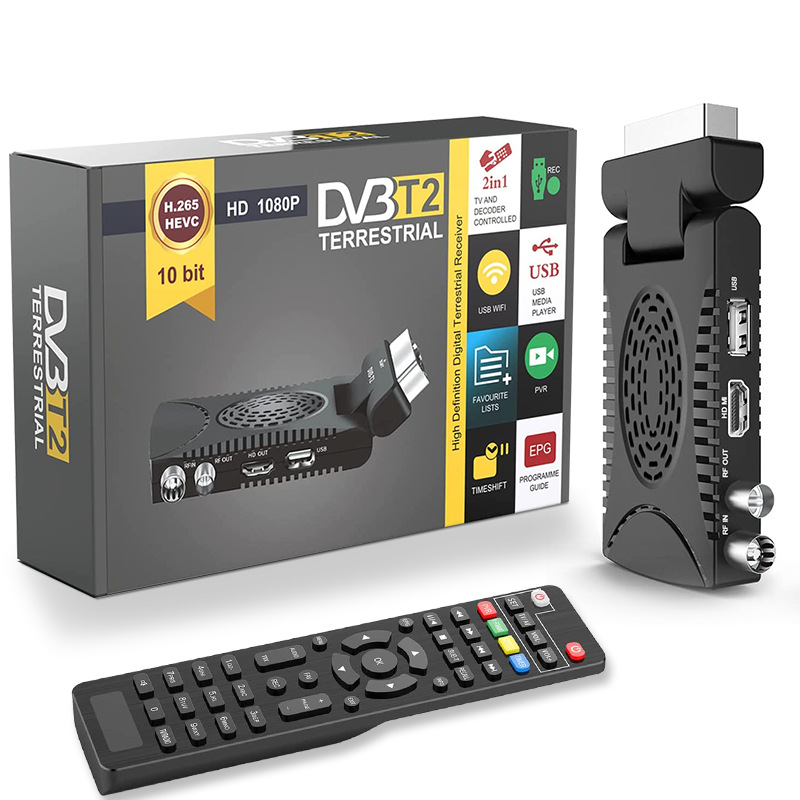 The 2024 new model supports European export of DVB-T2 Scart h265 Spanish high-definition digital set-top box