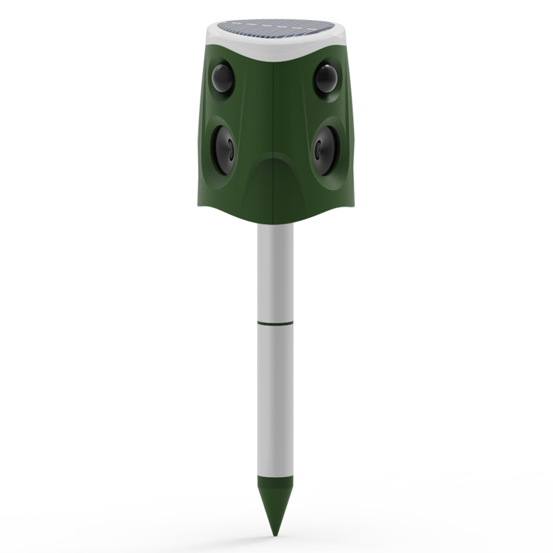 Cross-border best-selling ultrasonic rat repellent, waterproof voice multi-functional bird repellent, bird-catching wonder, outdoor repelling device Item Picture