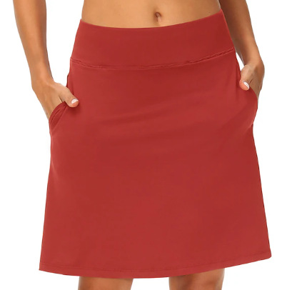 Cross-border casual style sports tennis skirt and pants, two pieces of yoga and fitness mid-length style, 2024 best-selling women's personalized style Application Scenario
