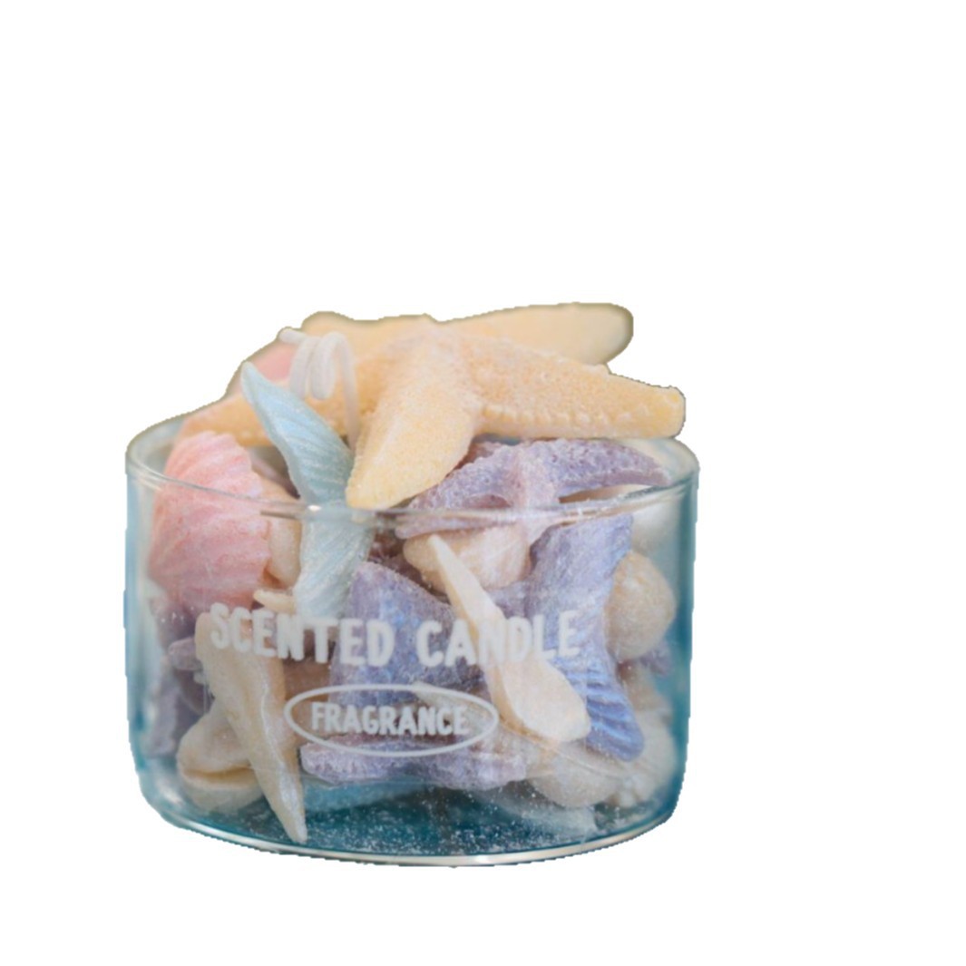 ins Scented Candle Creative Ocean Series Shell Starfish Decorative Scented Home Candle Gift Item Picture