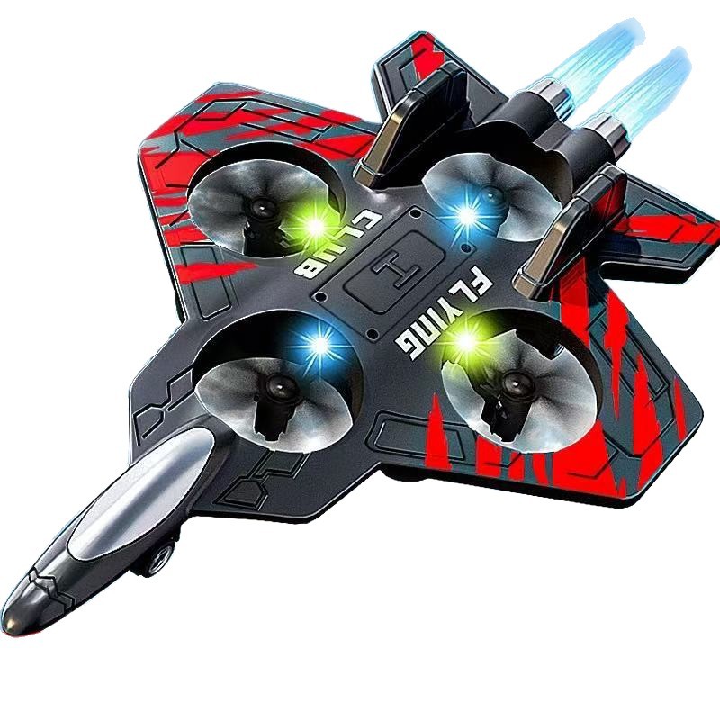 Cross-border customized remote-controlled foam aircraft, unmanned aerial vehicles, suspended flight, fixed-altitude rolling fighter jets, stunt toys Item Picture