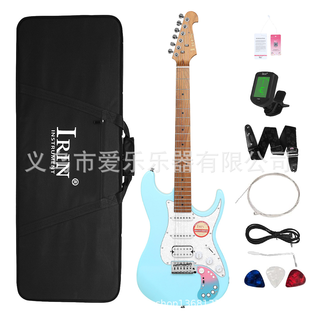 IRIN smart electric guitar with built-in effects 22 Bluetooth electric guitar, poplar electric guitar, high-end guitar case
