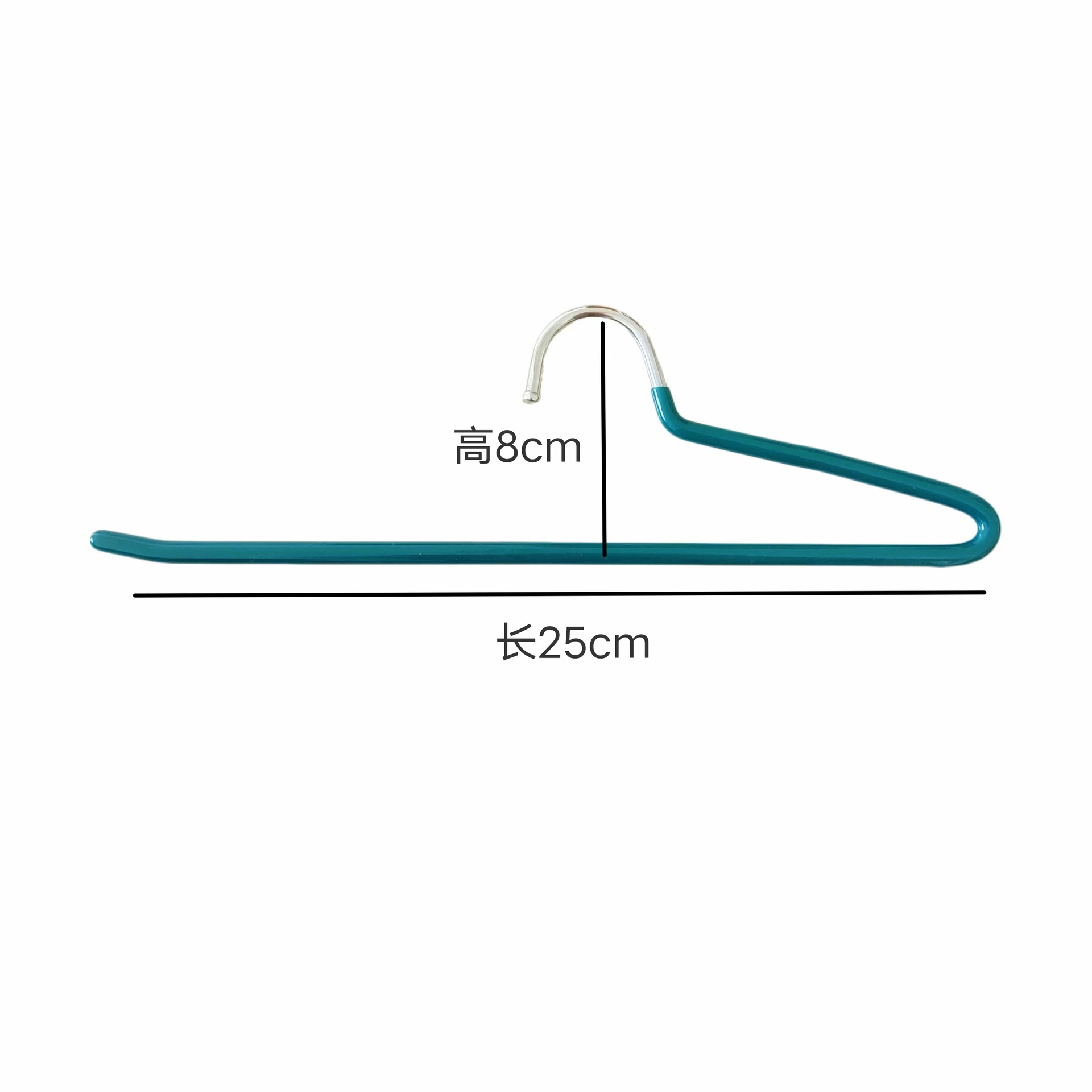 硅胶宽肩衣架/衣架裤夹/裤架/鹅型裤架/裤衣架白底实物图