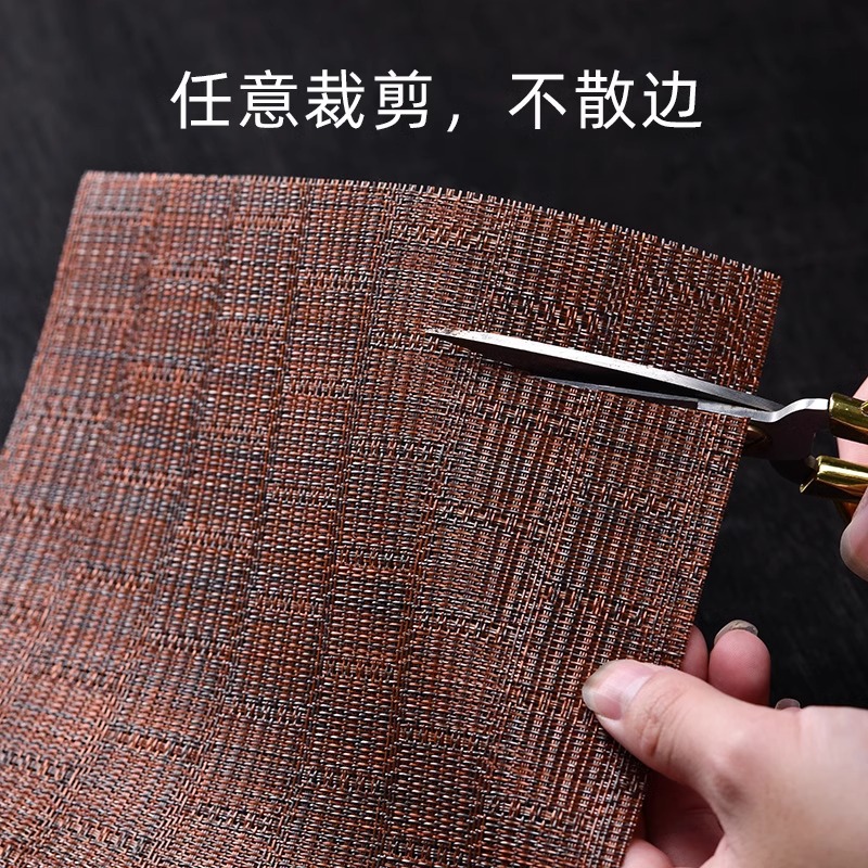 茶席垫子茶盘专用隔叶渣垫茶台功夫茶具配件茶道大全防水隔热茶垫细节图