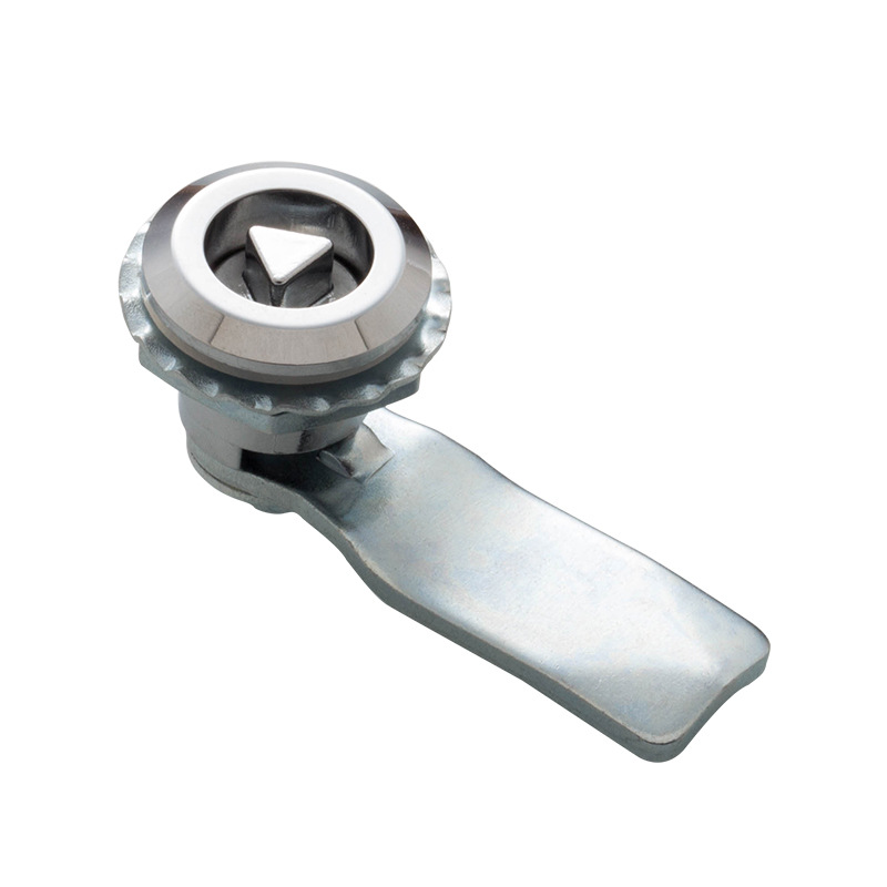 Hengzhu MS705 Electrical box lock, one-character triangular square lock core tool box, rotating tongue lock, industrial elevator distribution cabinet lock Item Picture