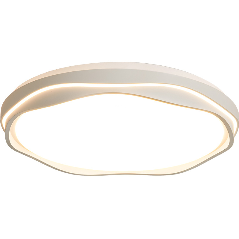 极简卧室灯现代简约大气圆形护眼吸顶灯2025新款主卧房间灯书房灯白底实物图