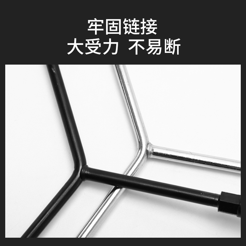 Three-pronged socket chromium vanadium steel extended Y-shaped socket wrench, high-strength hexagonal three-pronged wrench, auto repair tool Specification image