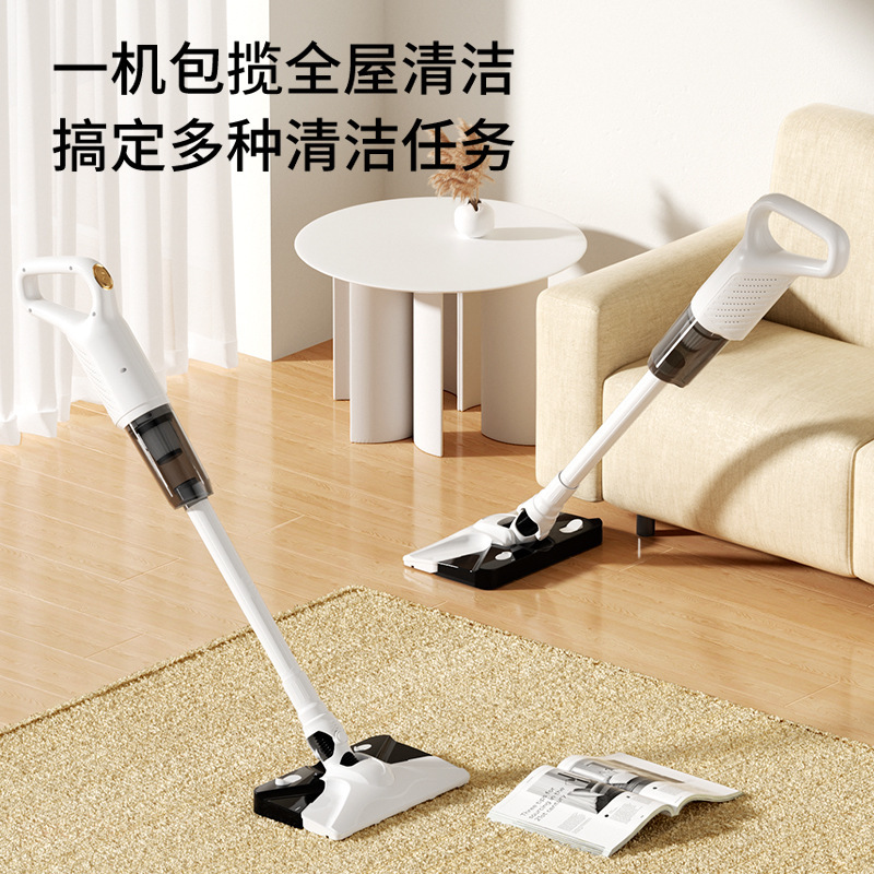 New cross-border wireless vacuum cleaner with all-in-one suction and mopping function, household handheld rechargeable high-power vacuum cleaner, high power details Picture