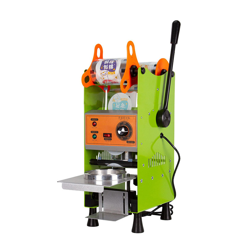 Manual cup sealing machine, commercial milk tea cup sealing machine, soy milk beverage sealing machine, paper cup and plastic cup sealing machine details Picture