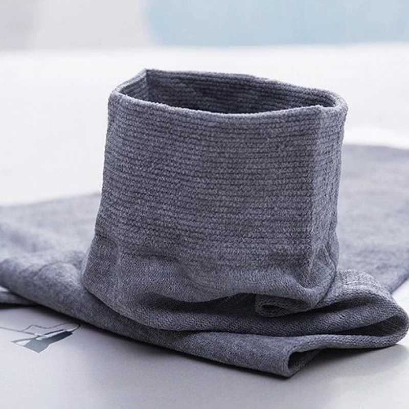 Men's thin mid-calf silk stockings, breathable short calf mercerized cotton anti-slip business and wear-resistant socks for spring and summer details Picture