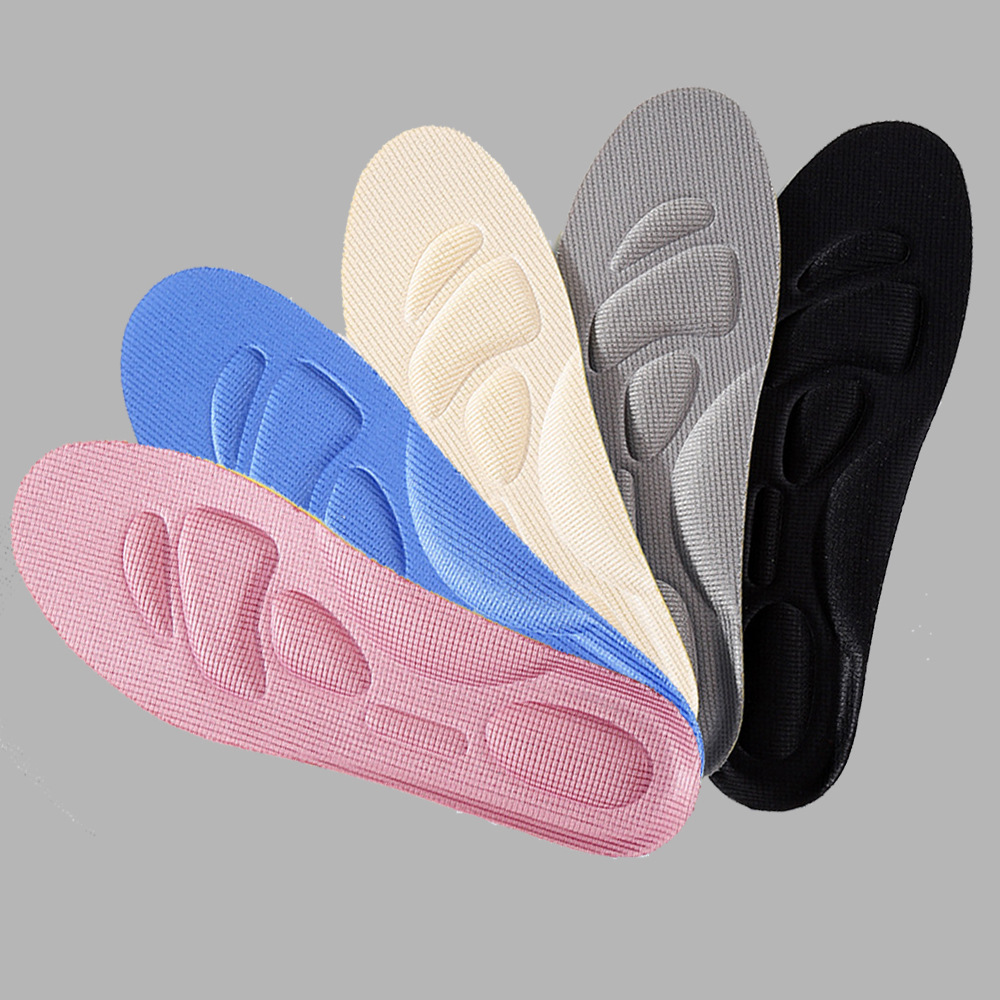 运动鞋垫男欧索莱减震男士吸汗防臭按摩透气加厚夏季篮球鞋垫高弹