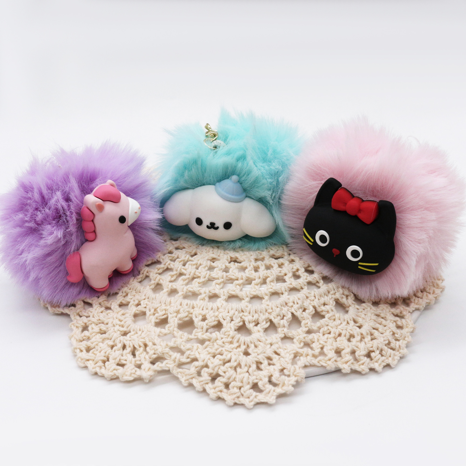 星星人/毛绒挂件/钥匙扣公仔挂件/挂件/三丽鸥挂件细节图