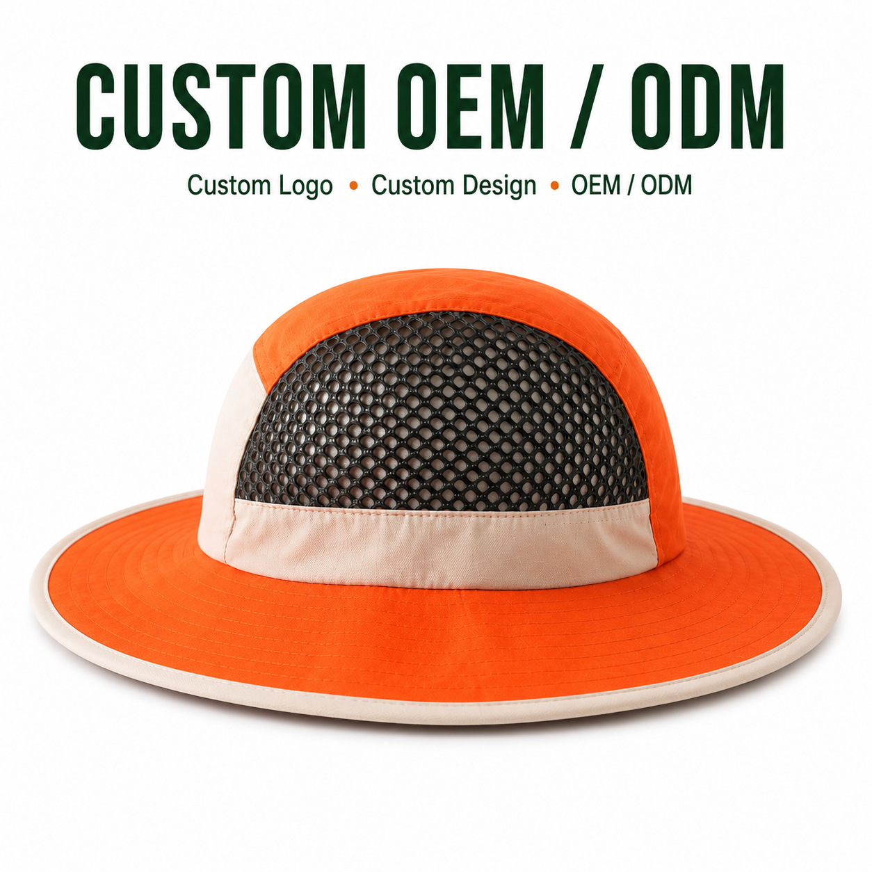 Customized basin hats for cross-border factories, men's and women's sun-protective fisherman hats, sample embroidery LOGO, cross-border team gift hats Application Scenario