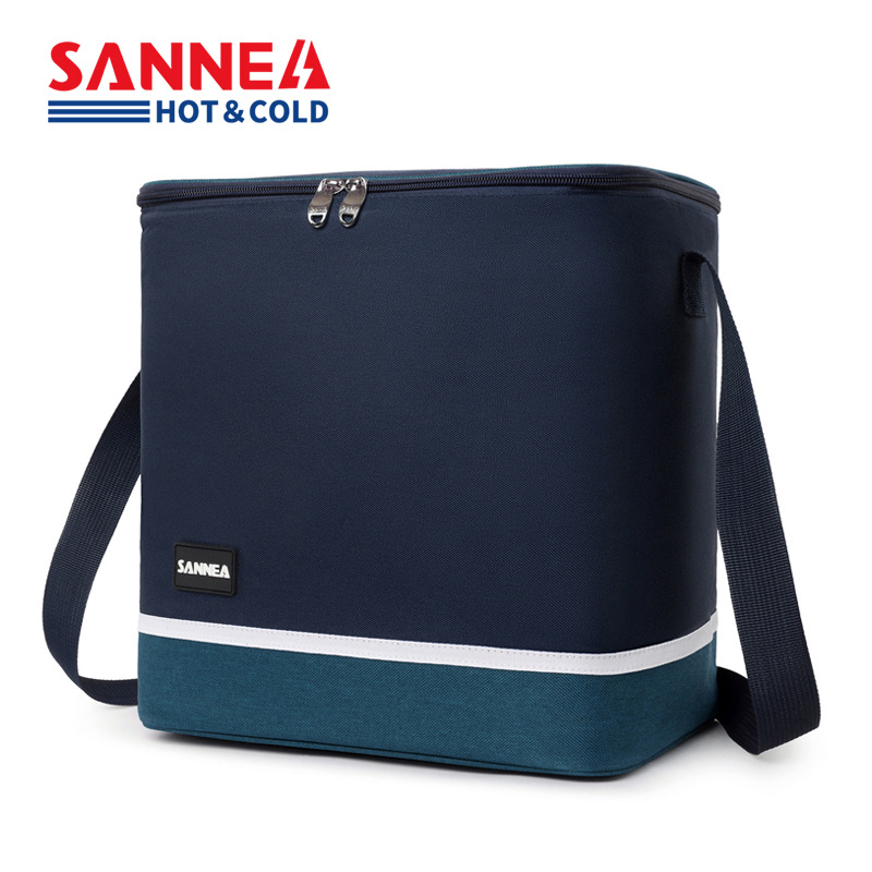 SAN Neng 600D Oxford Cloth Insulated Bag, outdoor portable picnic bag, cross-border food delivery, fresh-keeping and cold-preserving, camping ice pack Specification image