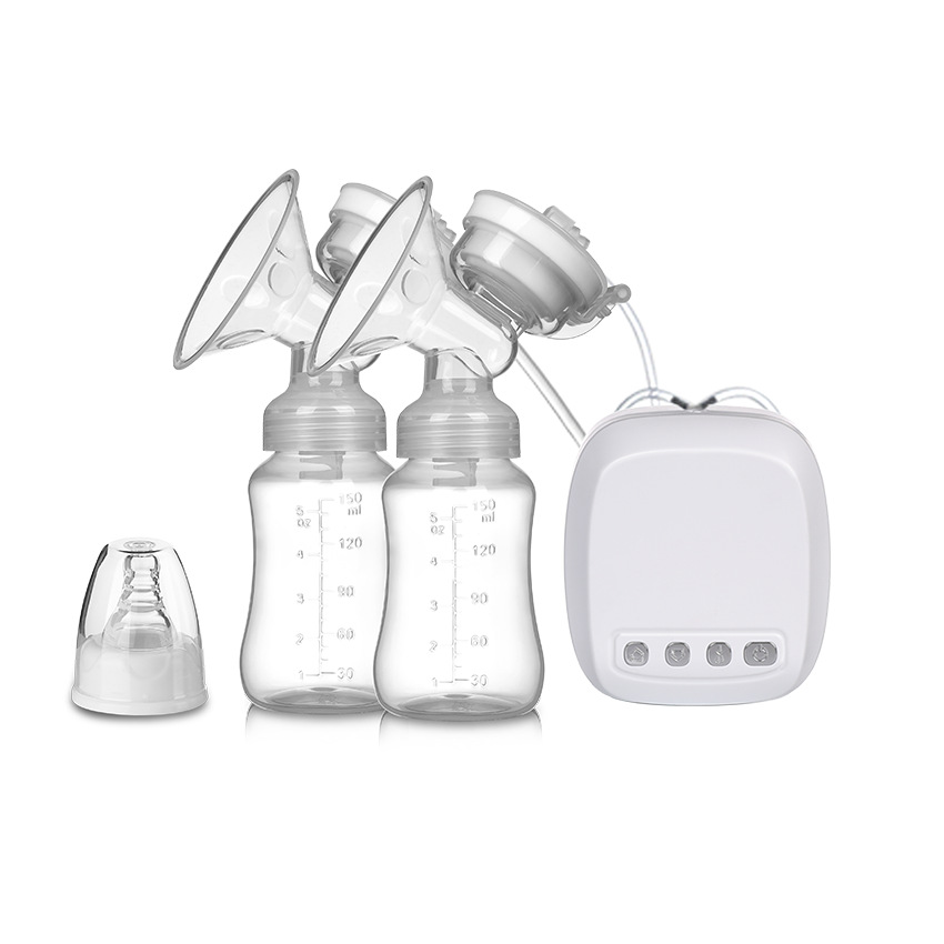 Breast milk collector, silent milk suction, automatic milking device, postpartum milk suction device for new mothers, bilateral electric milk suction device, dual pump Specification image