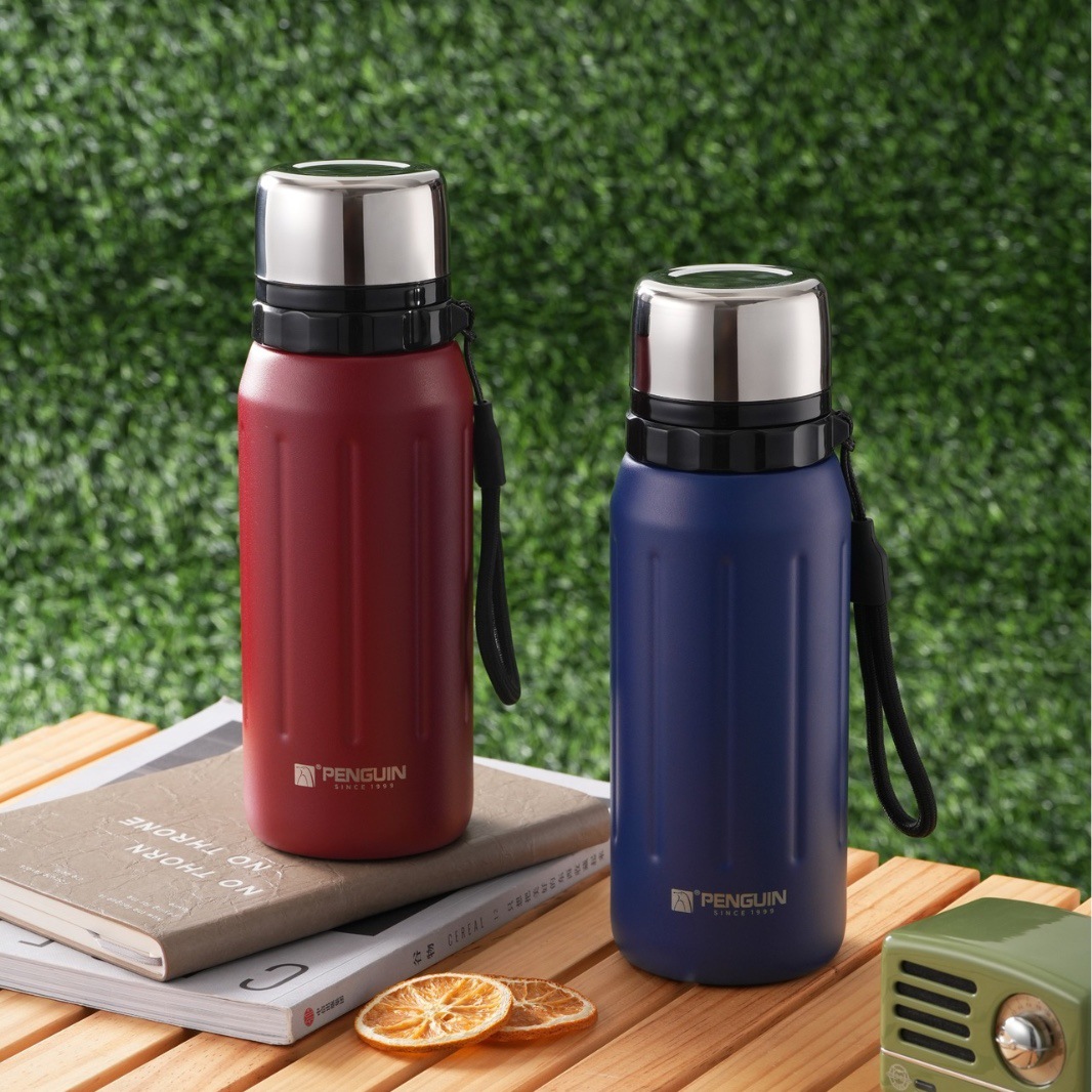 Penguin Insulated Cup Men's large-capacity stainless steel cup Men's high-end business car outdoor tea cup portable