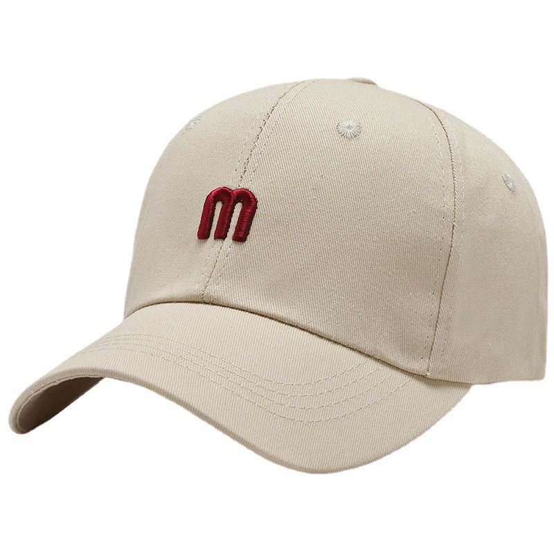 Cute student girls' baseball caps in spring and autumn, fashionable men's baseball caps, sun protection caps, simple and casual adult styles Item Picture