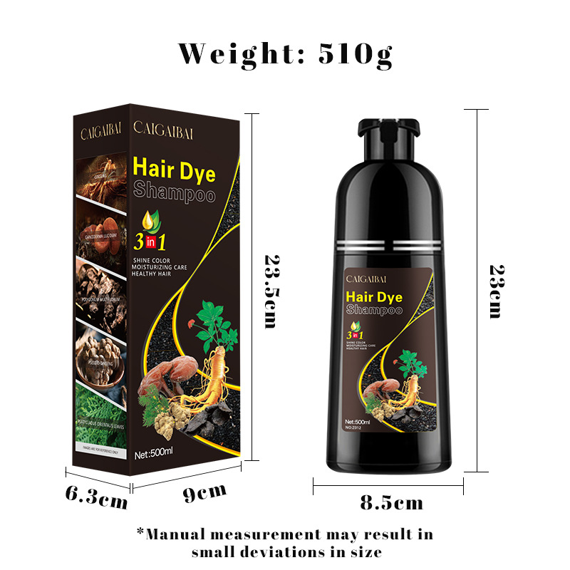 Cross-border exclusive supply of black plant extract hair dye cap White hair dye cream. Just wash it and it will turn black. Factory direct supply to FDA Application Scenario