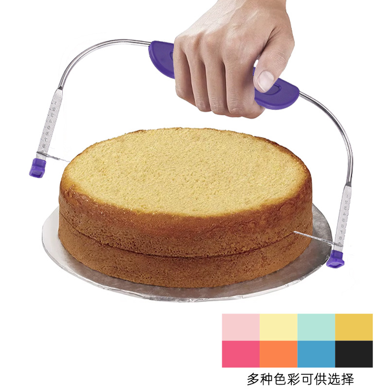 巴瑛蛋糕分层器面包切割器护手单线切片器吐司切割器烘焙工具