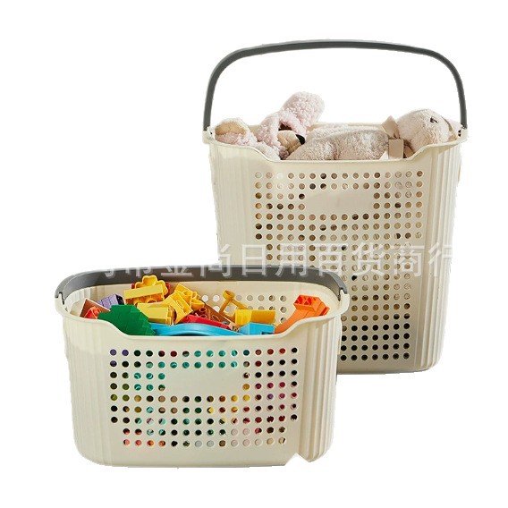 New dirty clothes basket, toy storage basket, laundry basket, multi-functional portable storage basket, household dirty clothes storage basket Item Picture
